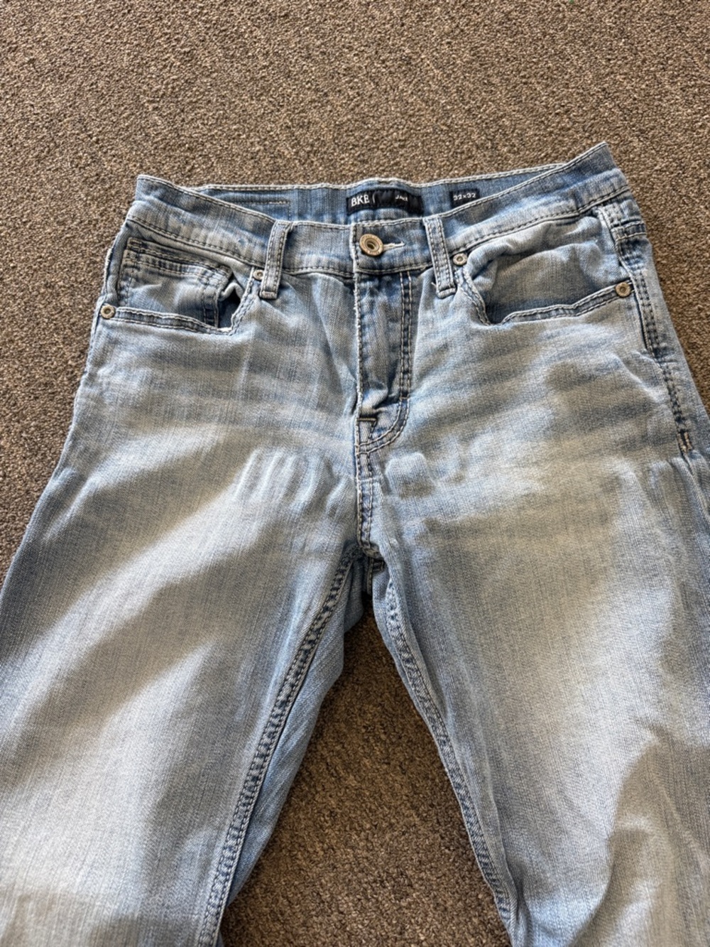 BKE Light Wash Straight Leg Men’s Jeans
